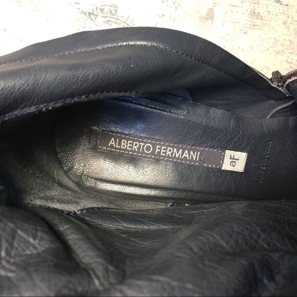 Alberto Fermani very soft brown leather boots - Picture 12 of 14